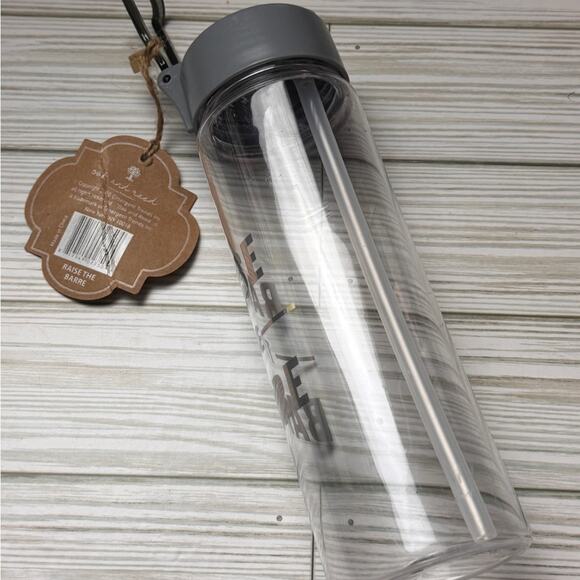 Oak & Reed Water Bottle with Gray  Lid Inspirational Water Bottle 23.6 oz NWT - Picture 4 of 6